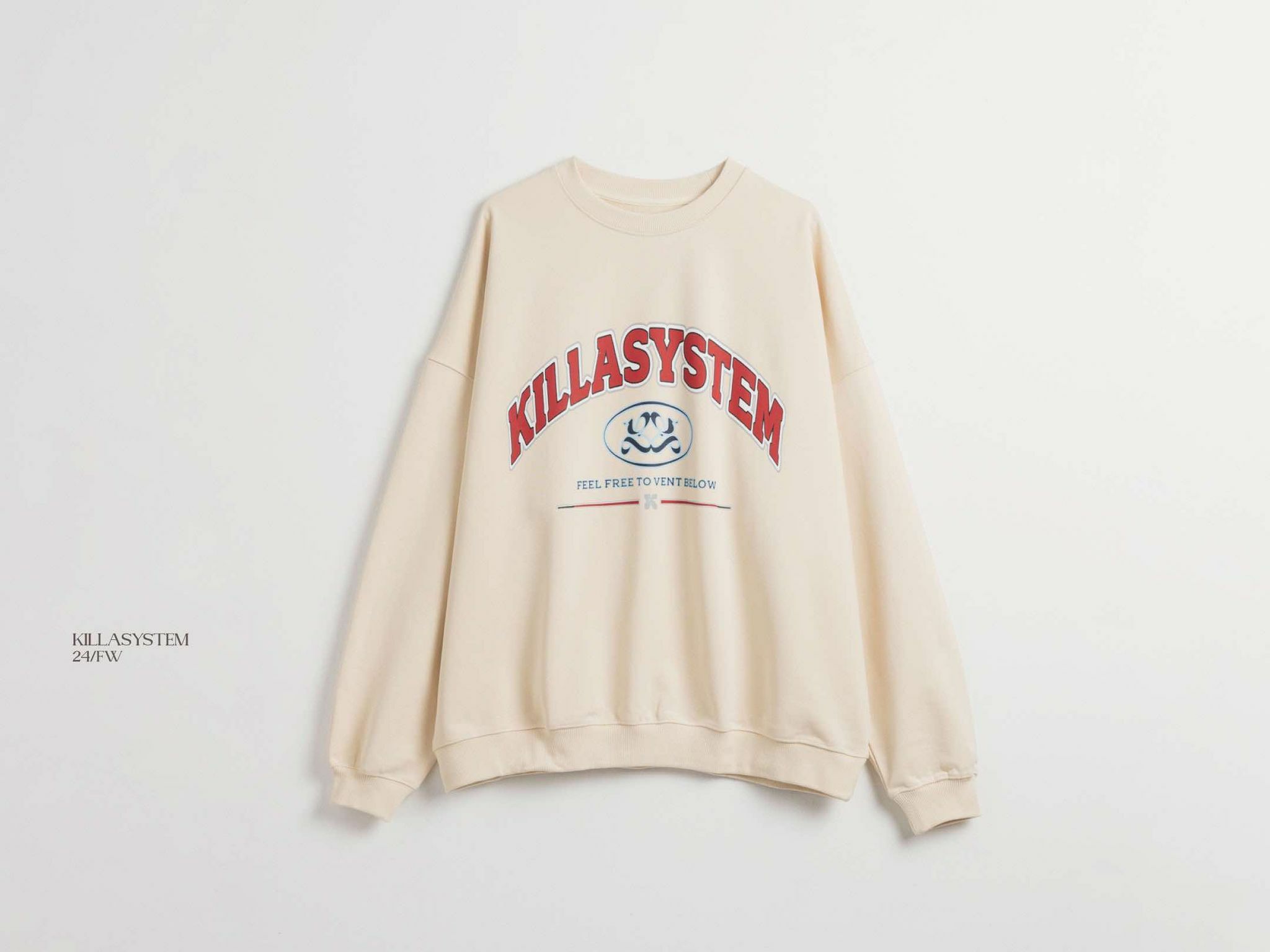 KILLASYSTEM 24F/W VINTAGE SWEATER (米白色)