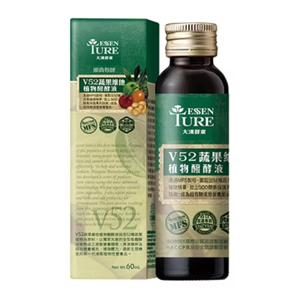 大漢酵素 V52蔬果維他植物醱酵液 60ML/瓶