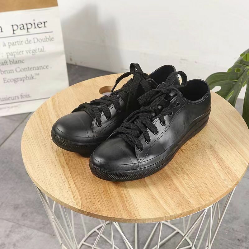 【特價品】水鞋，雨鞋,加厚防滑耐磨雨靴膠鞋（黑色 40碼）