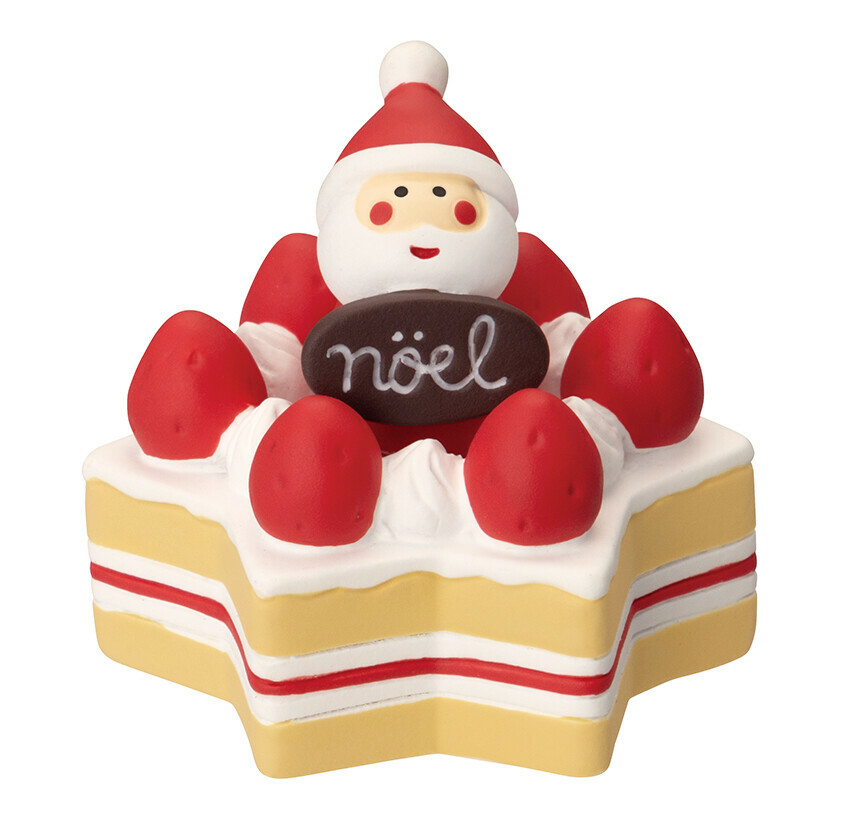 Concombre | 聖誕老公公蛋糕 公仔