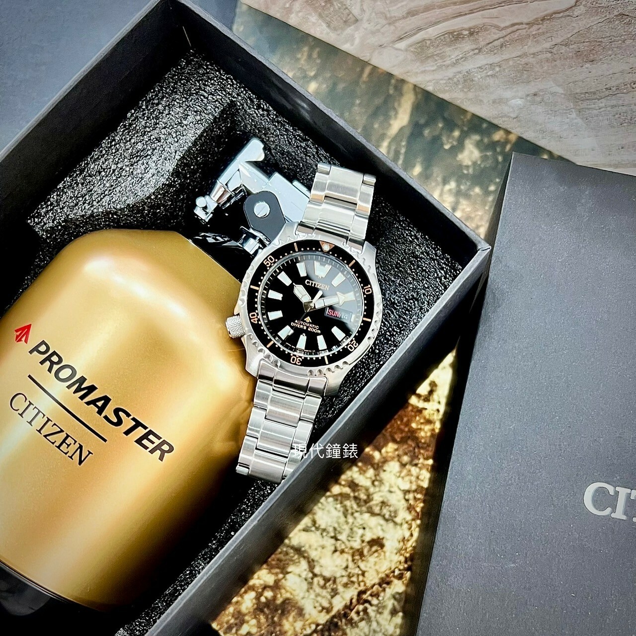 【CITIZEN星辰】PROMASTER 限量河豚200米潛水機械錶NY0160-66E 42mm 現代鐘錶