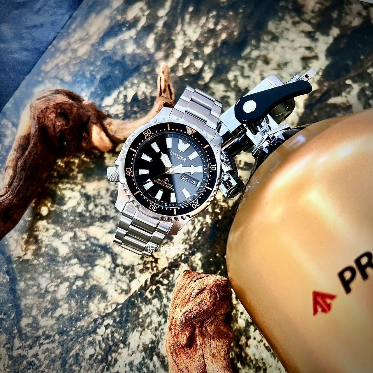 【CITIZEN星辰】PROMASTER 限量河豚200米潛水機械錶NY0160-66E 42mm 現代鐘錶