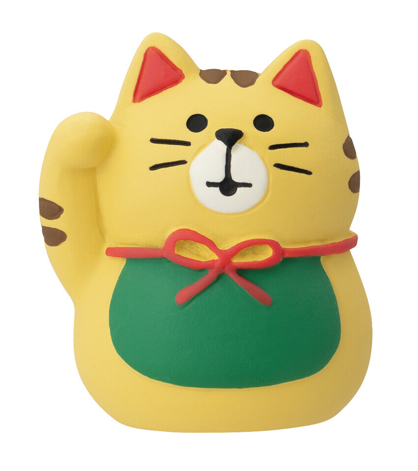 Concombre | 黃色招財貓 公仔