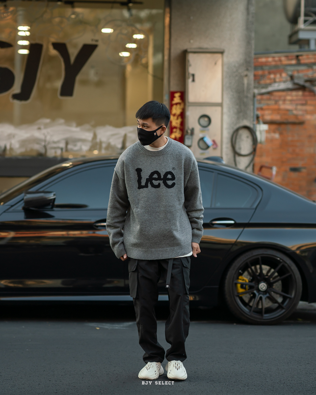 #現貨 LEE 經典LOGO 針織衣 毛衣 大學T