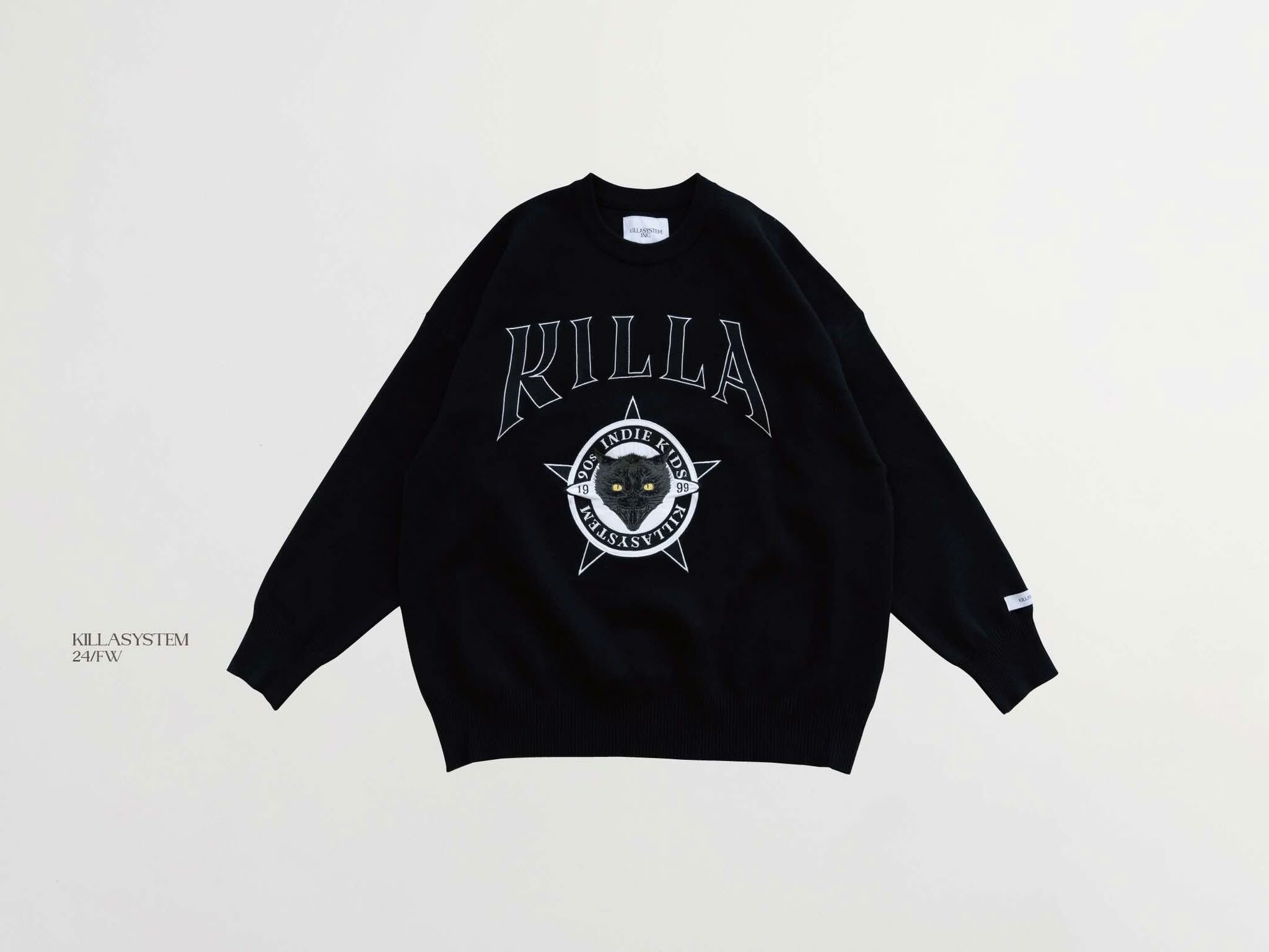 KILLASYSTEM 24F/W HELLCAT 2.0 KNIT SWEATER