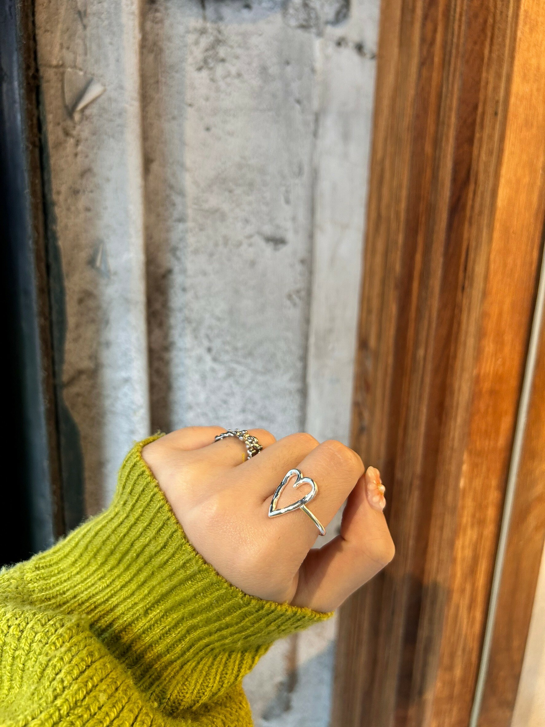 [LAUGHTER] nuance open heart ring