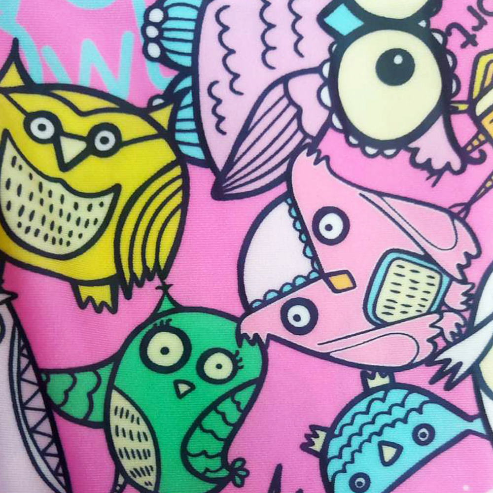 Aquasport 大眼粉啾兒童游泳防曬短袖套裝