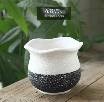  【特價品】陶瓷雪花釉多肉花盆【款式三】#D892011570