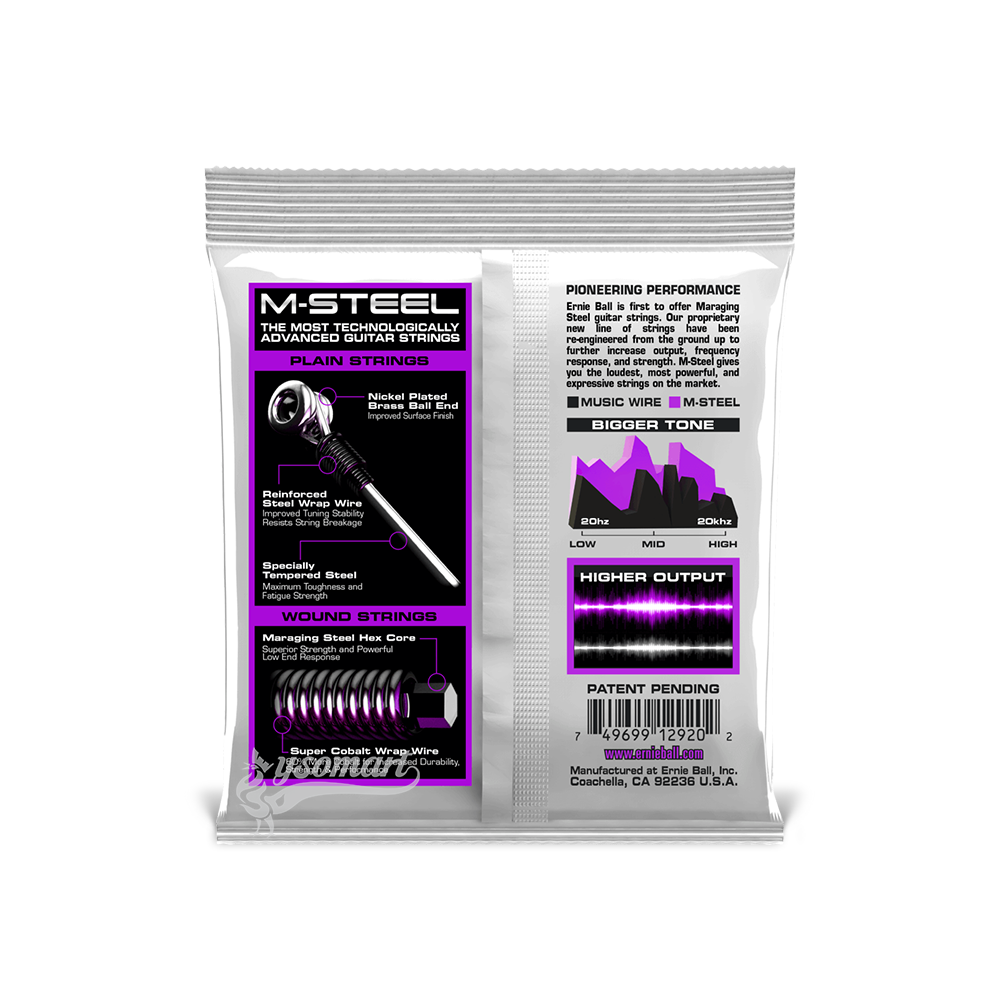 Ernie Ball 電吉他弦 011-048 Power Slinky M-Steel 2920