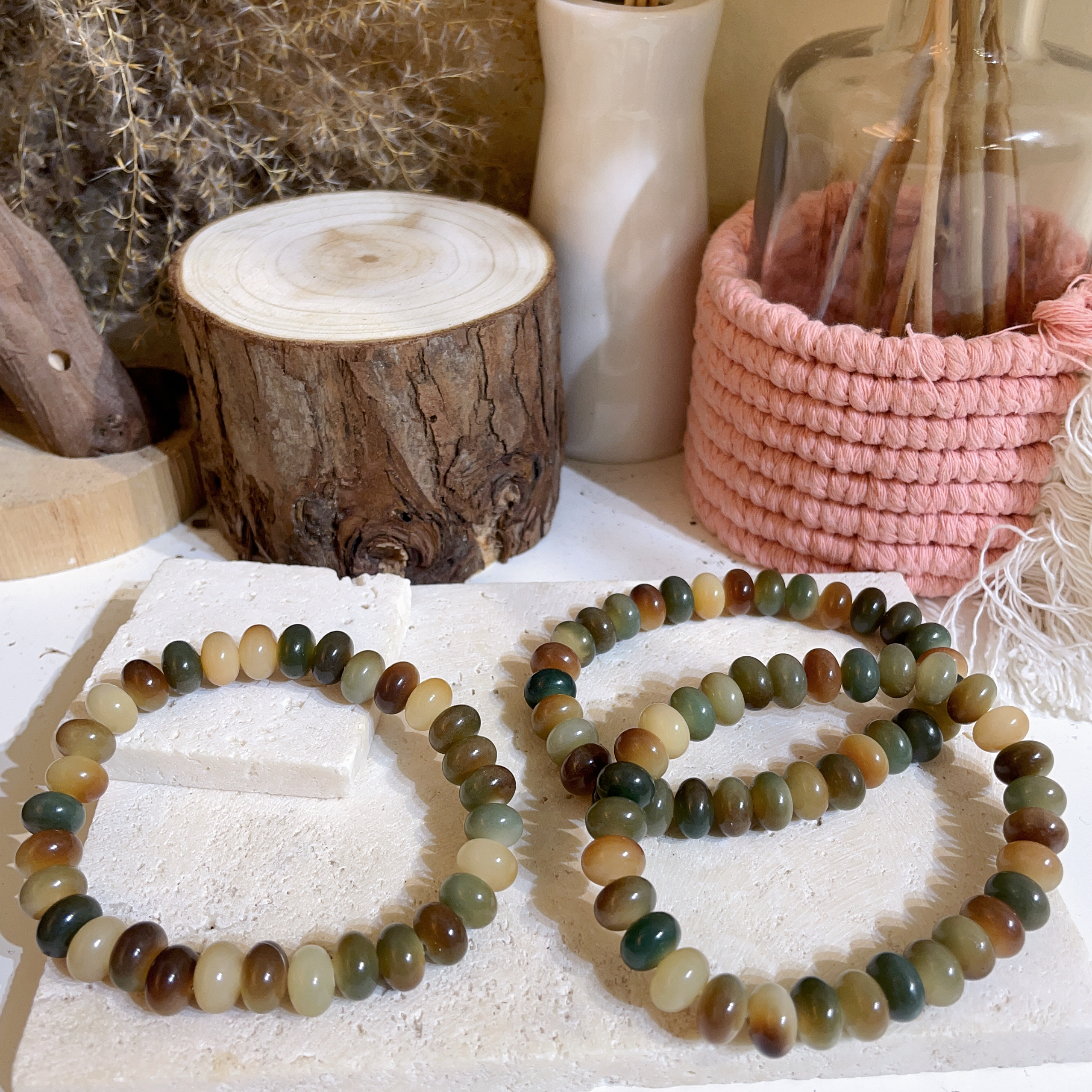 綠菩提算盤珠手串 9mm