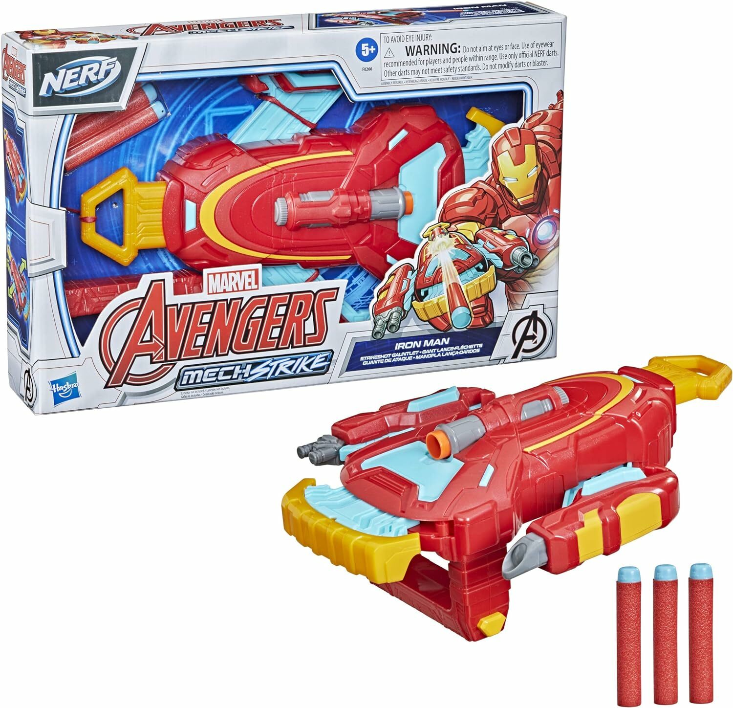 《 孩之寶 HASBRO 》 Marvel Avengers 漫威復仇者聯盟機械盔甲系列魔化武器 - 鋼鐵人發射器