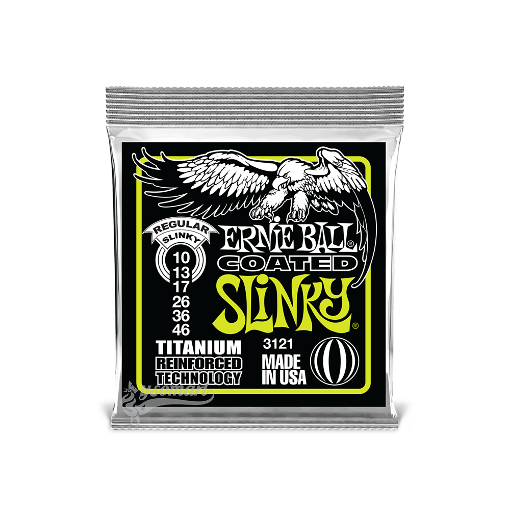 Ernie Ball 電吉他弦 010-046 Regular Slinky Coated Titanium RPS 3121