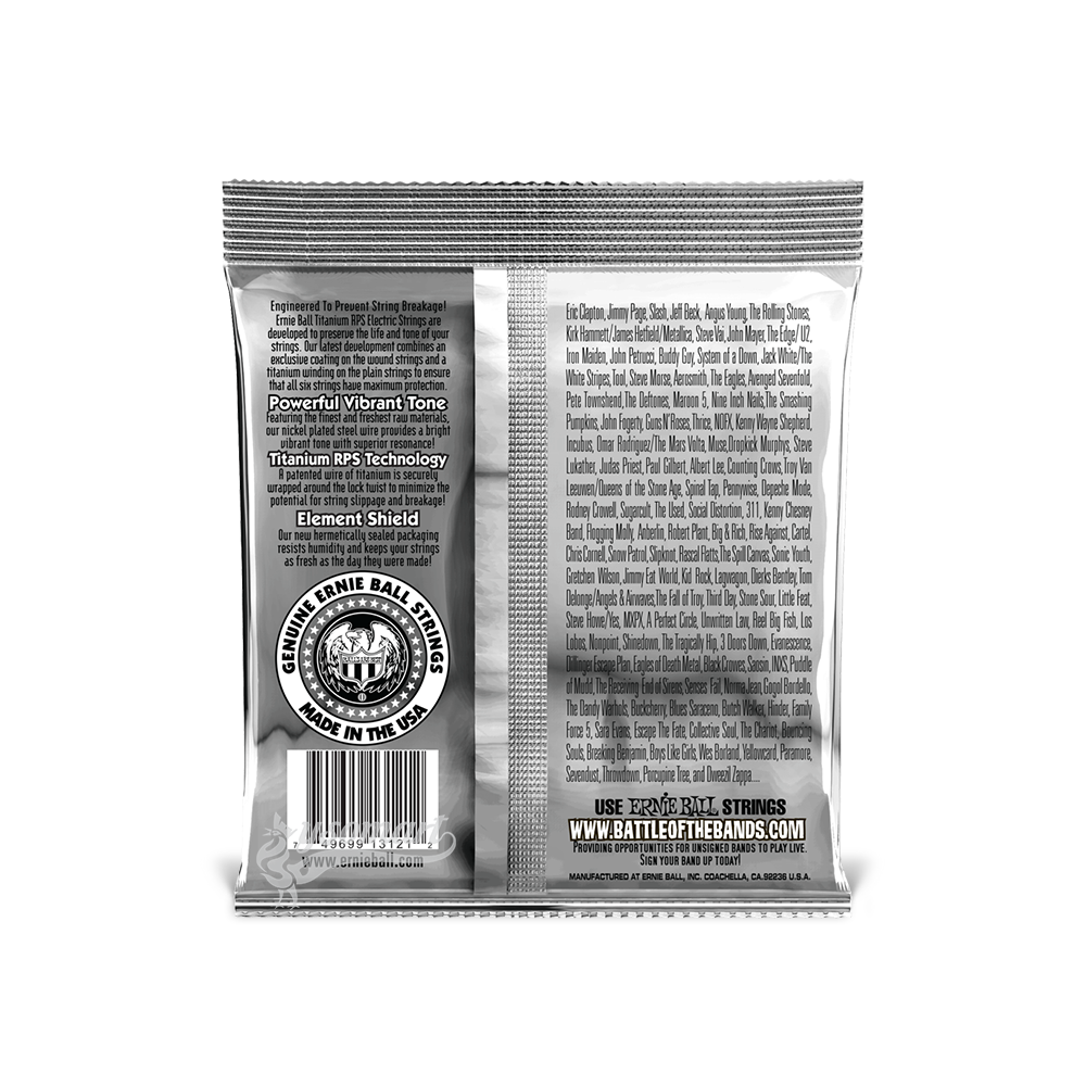 Ernie Ball 電吉他弦 010-046 Regular Slinky Coated Titanium RPS 3121