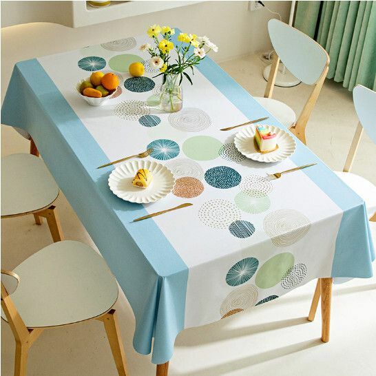 【特價品】防水防油PVC檯布桌布【【浪漫圓形  尺寸： 110*160cm（防水防油）】