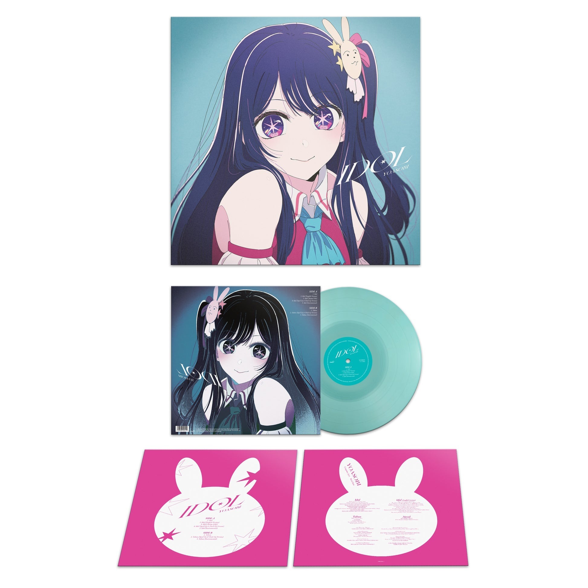 YOASOBI《Idol》（140g 透明淡藍彩膠 LP）