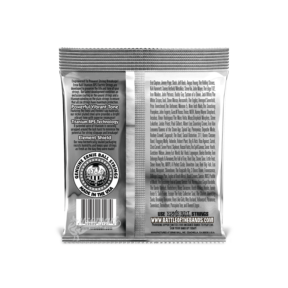 Ernie Ball 電吉他弦 011-054 Beefy Slinky Coated Titanium RPS 3127