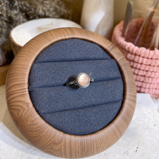 純銀橢圓幼扭扭瑞典天鐵戒指