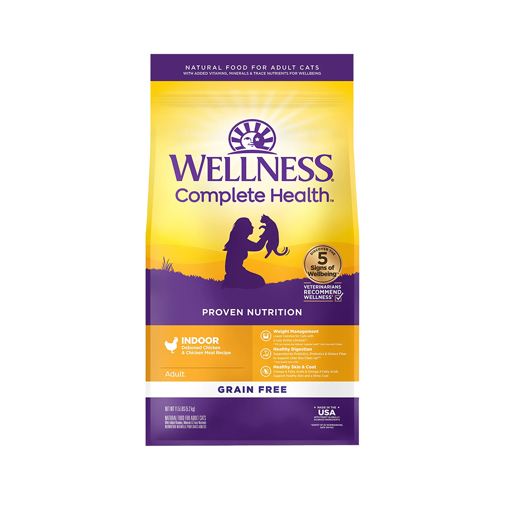 WELLNESS Complete Health 全方位系列-室內貓 新鮮雞肉(5磅)