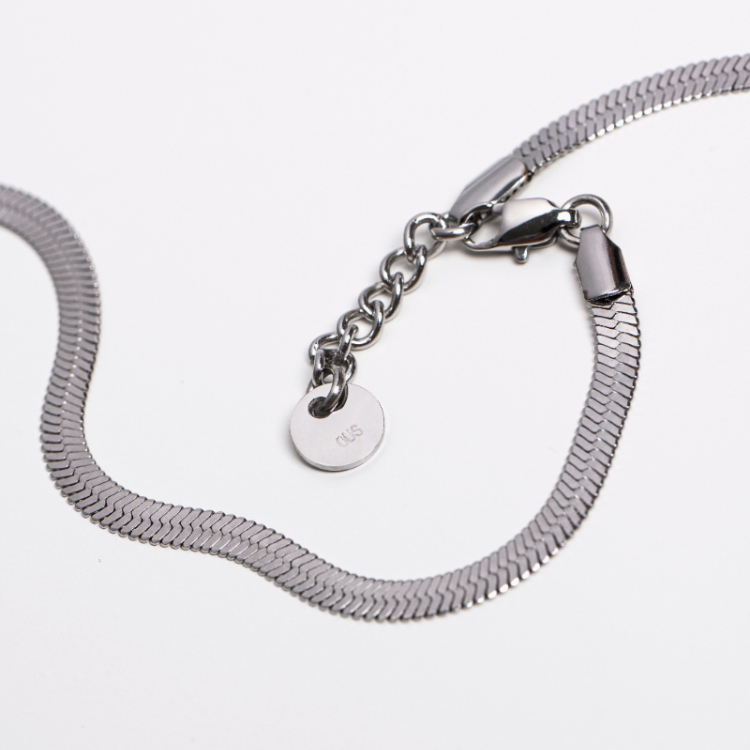 OUS Snake Chain Necklace 扁蛇鍊項鍊