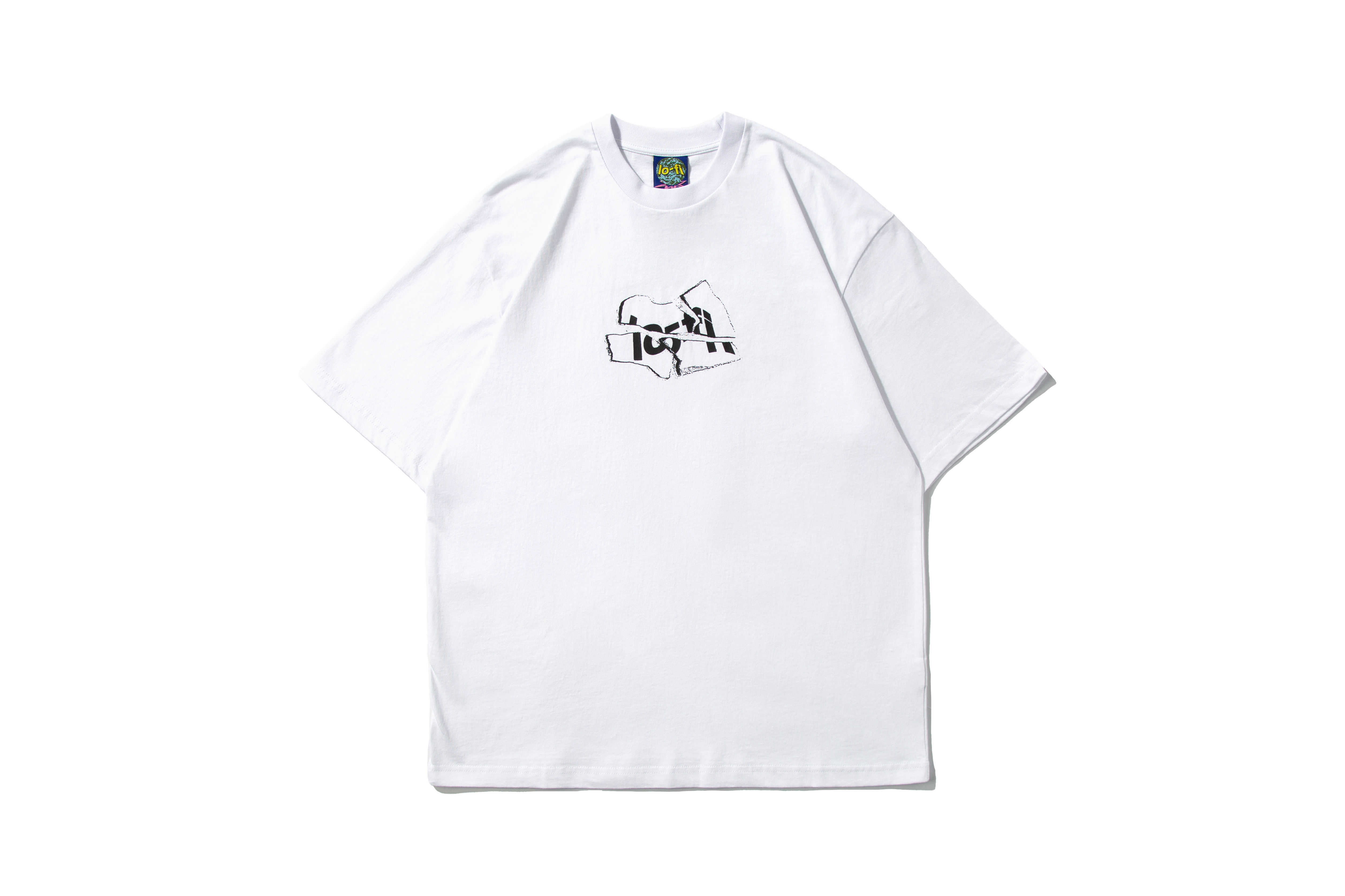 Lo-Fi "Broken Logo Tee“ (White)