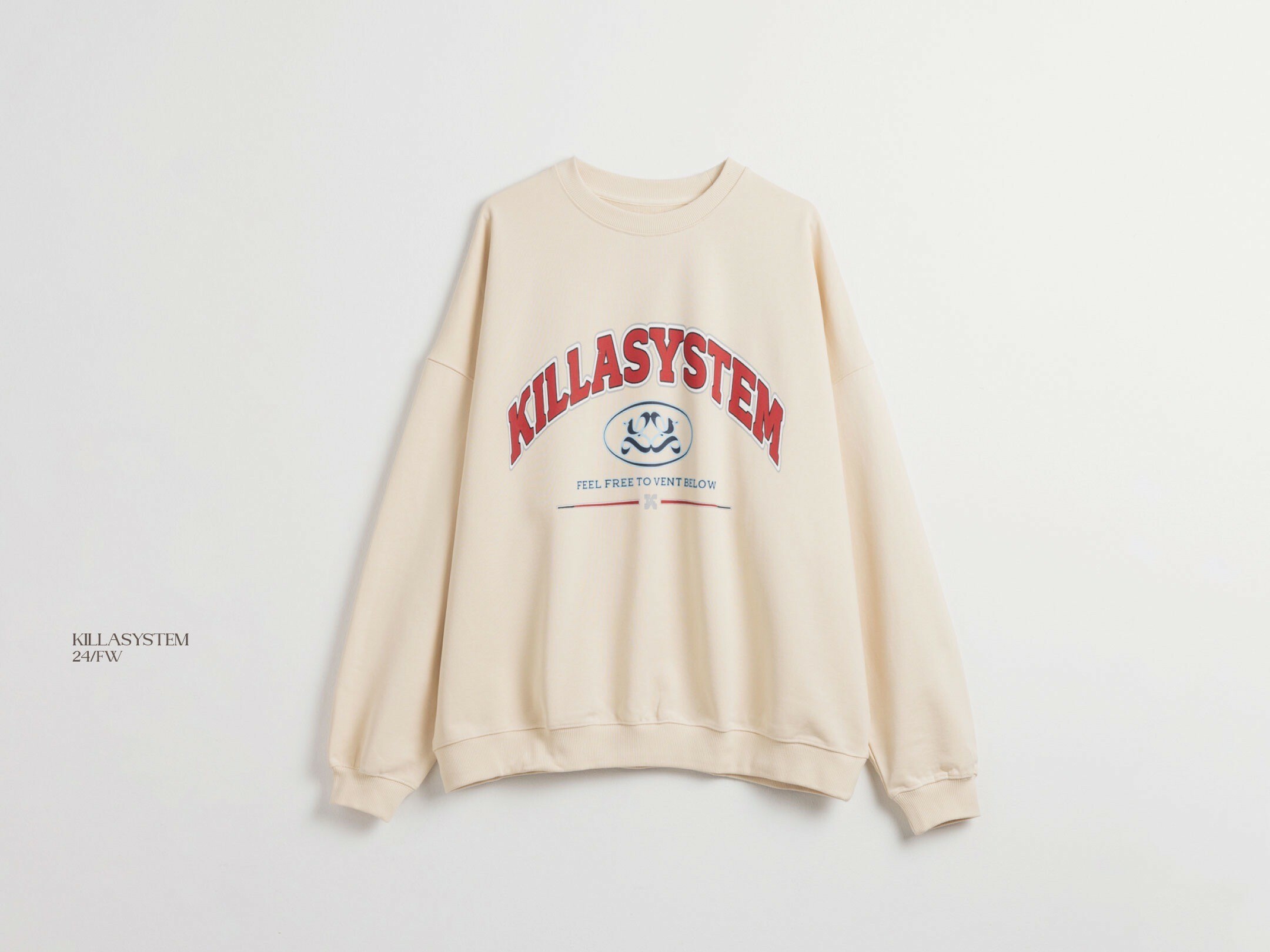 KILLASYSTEM 24F/W VINTAGE SWEATER (米白色)