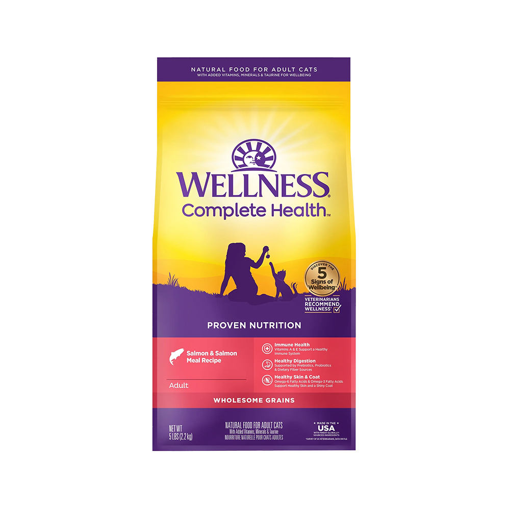 WELLNESS Complete Health 全方位系列-成貓 深海鮭魚(5磅)