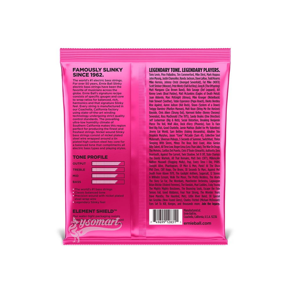 Ernie Ball 電貝斯弦 045-100 Super Slinky 2834