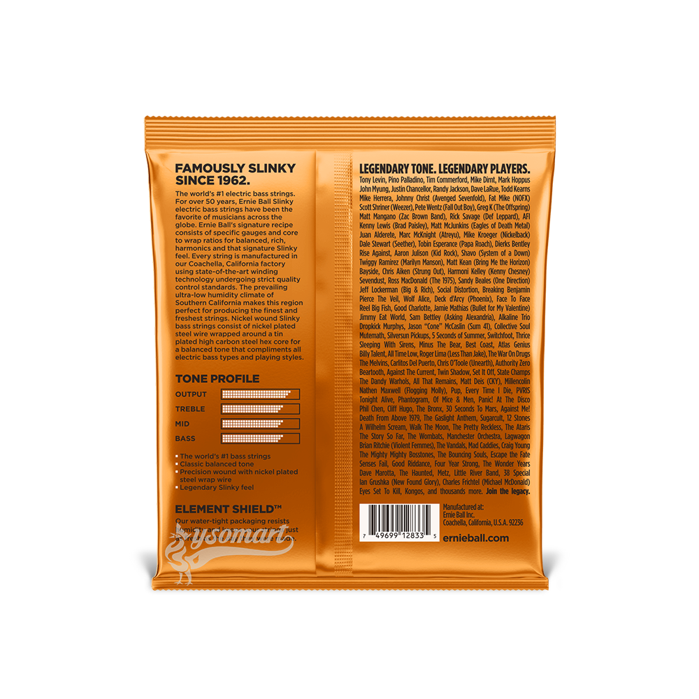 Ernie Ball 電貝斯弦 045-105 Hybrid Slinky 2833