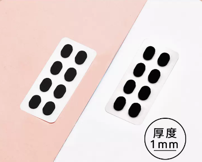 【特價品】眼鏡鼻墊鼻托貼片防壓痕軟海綿防滑防脫(規格：黑色薄款52對【推薦400度以下】)