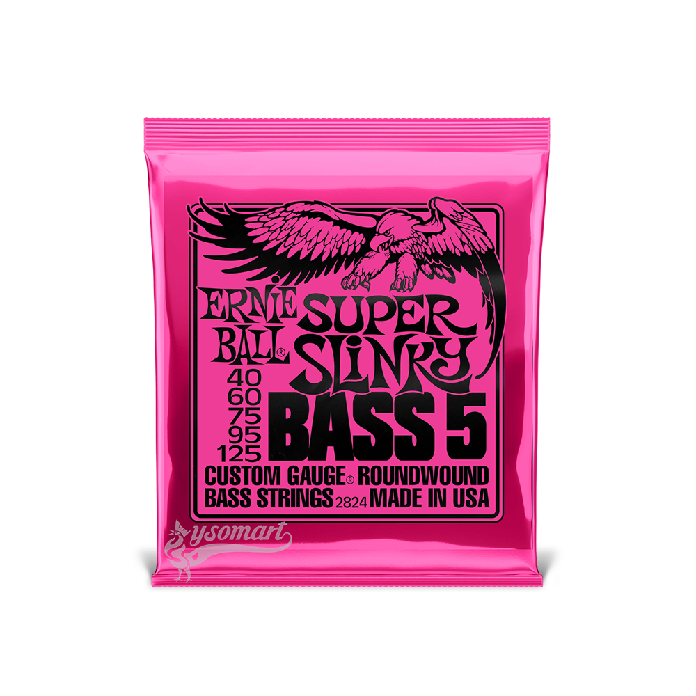 Ernie Ball 電貝斯五弦套弦 040-125 Super Slinky 2824