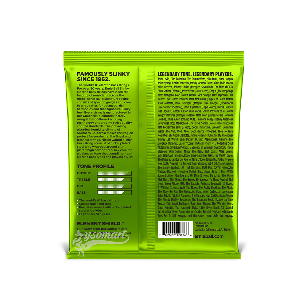 Ernie Ball 電貝斯五弦套弦 045-130 Regular Slinky 2836