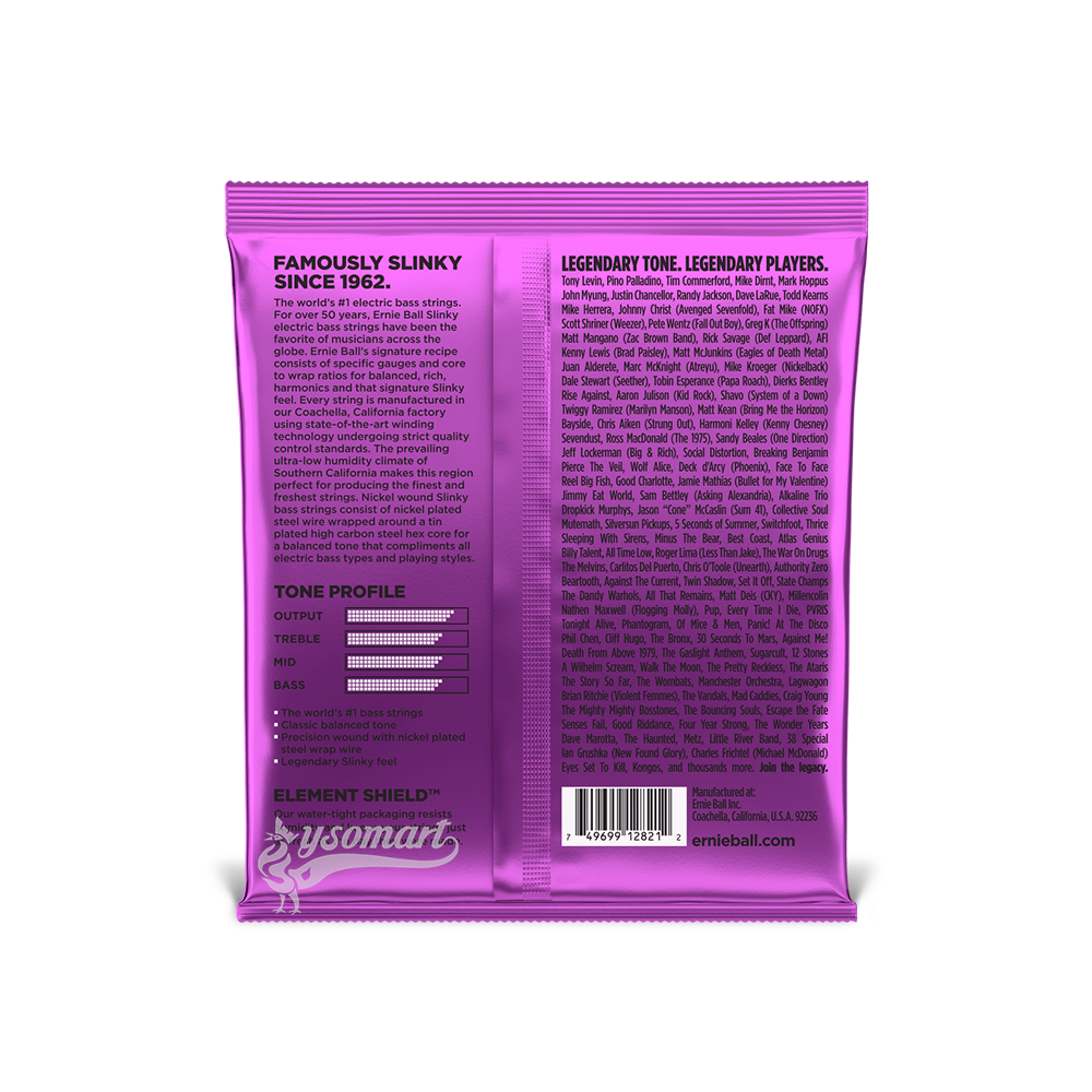 Ernie Ball 電貝斯五弦套弦 050-135 Power Slinky 2821