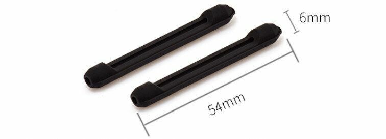 【特價品】【4對裝】眼鏡硅膠耳勾托（長條防滑腿套透明）
