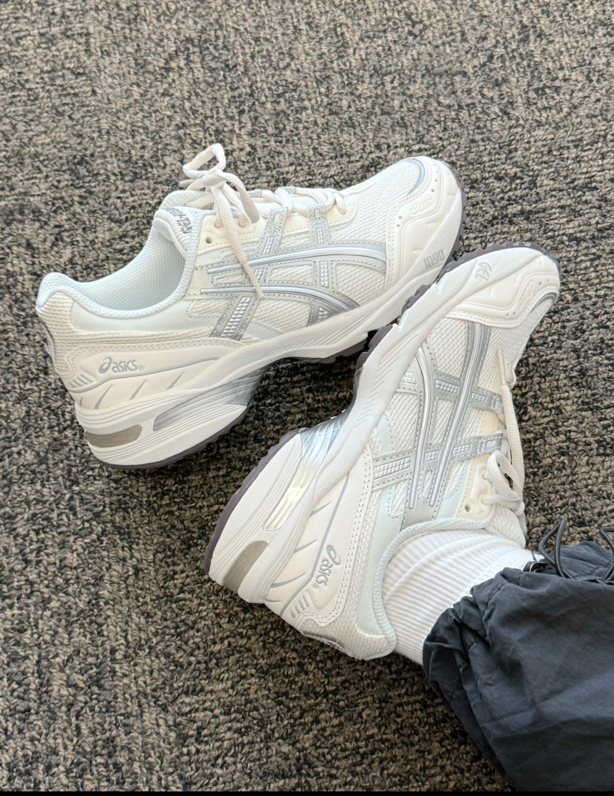 ASICS Gel-1090 米白銀 白銀色 Y2K 復古 慢跑鞋 老爹鞋 1203A243-104/預購