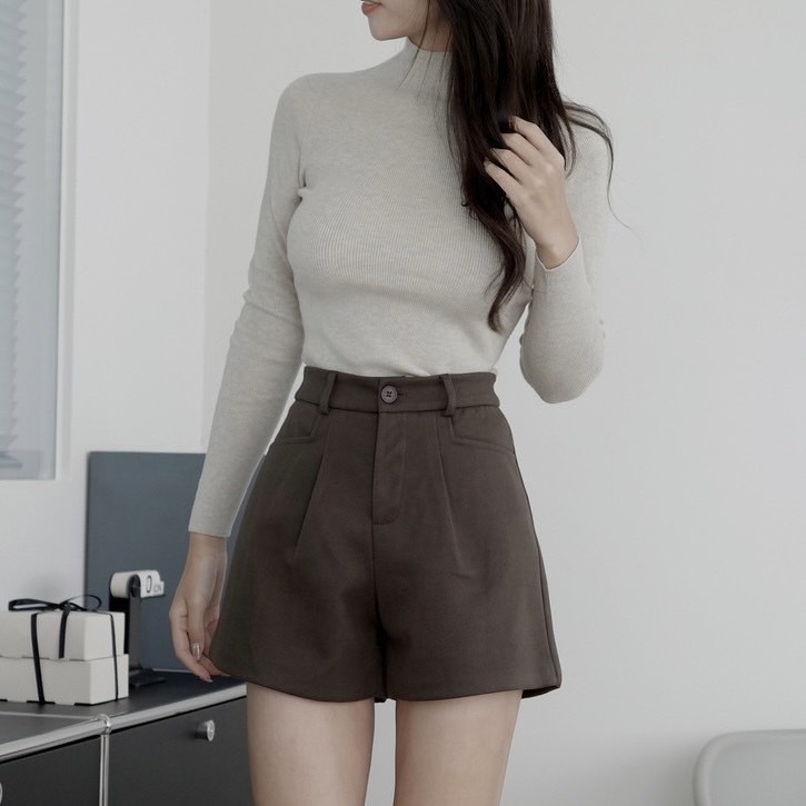 80%羊毛立領上衣