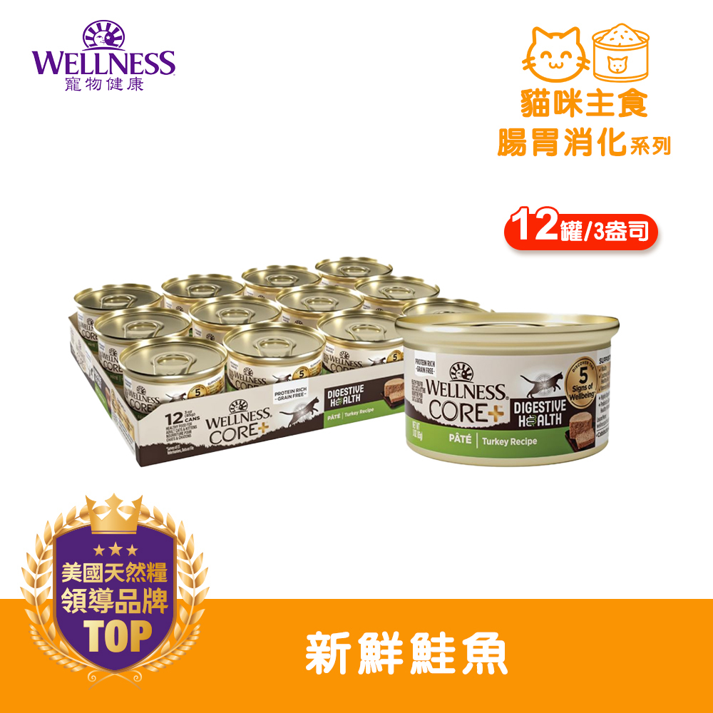 WELLNESS CORE 腸胃消化機能-新鮮火雞肉(12罐/箱)