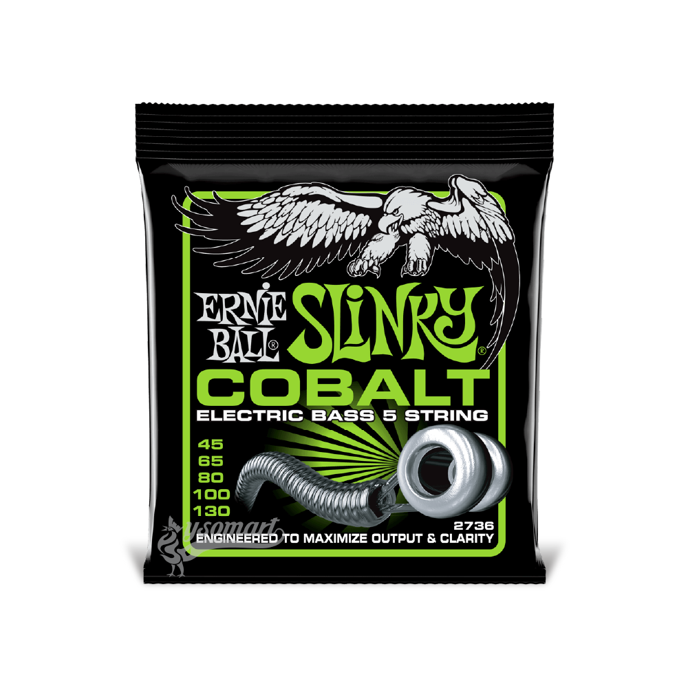 Ernie Ball 電貝斯五弦套弦 045-130 Slinky Cobalt 2736
