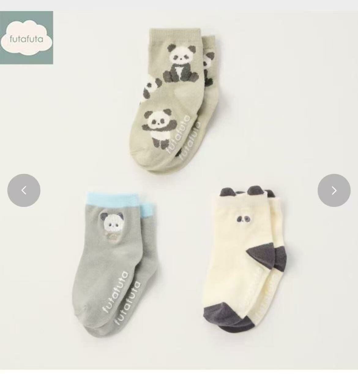 日單Futa動物造型襪 (1包3對)