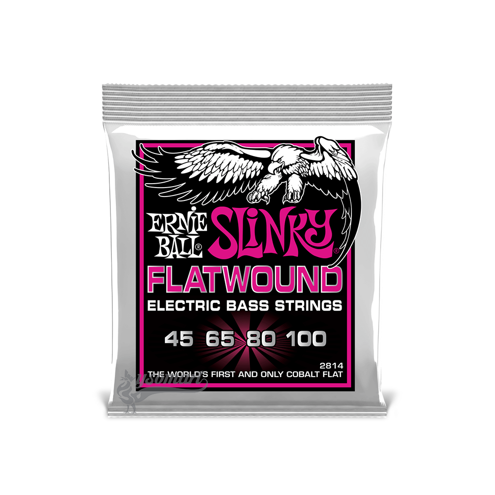 Ernie Ball 平滑電貝斯弦 045-100 Super Slinky Flatwound 2814