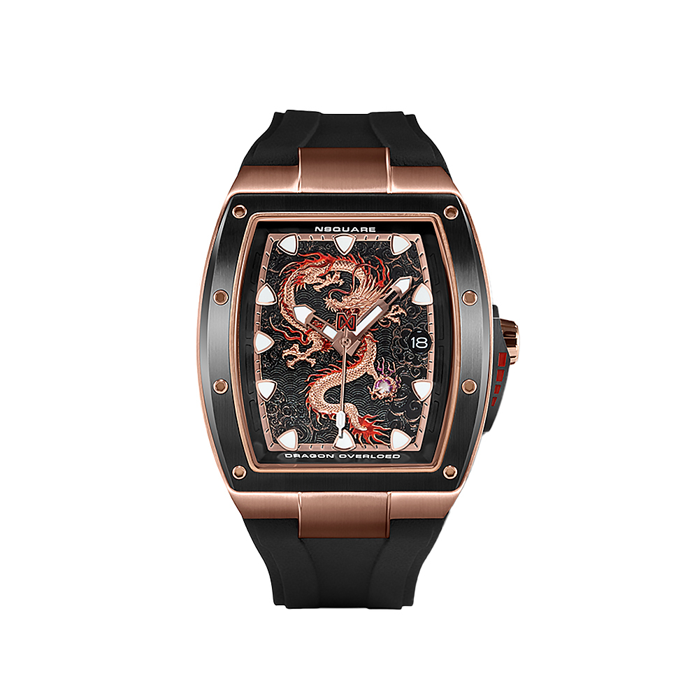 【NSQUARE】 Dragon Overloed 龍霸主系列 自動機芯腕錶 G0566-