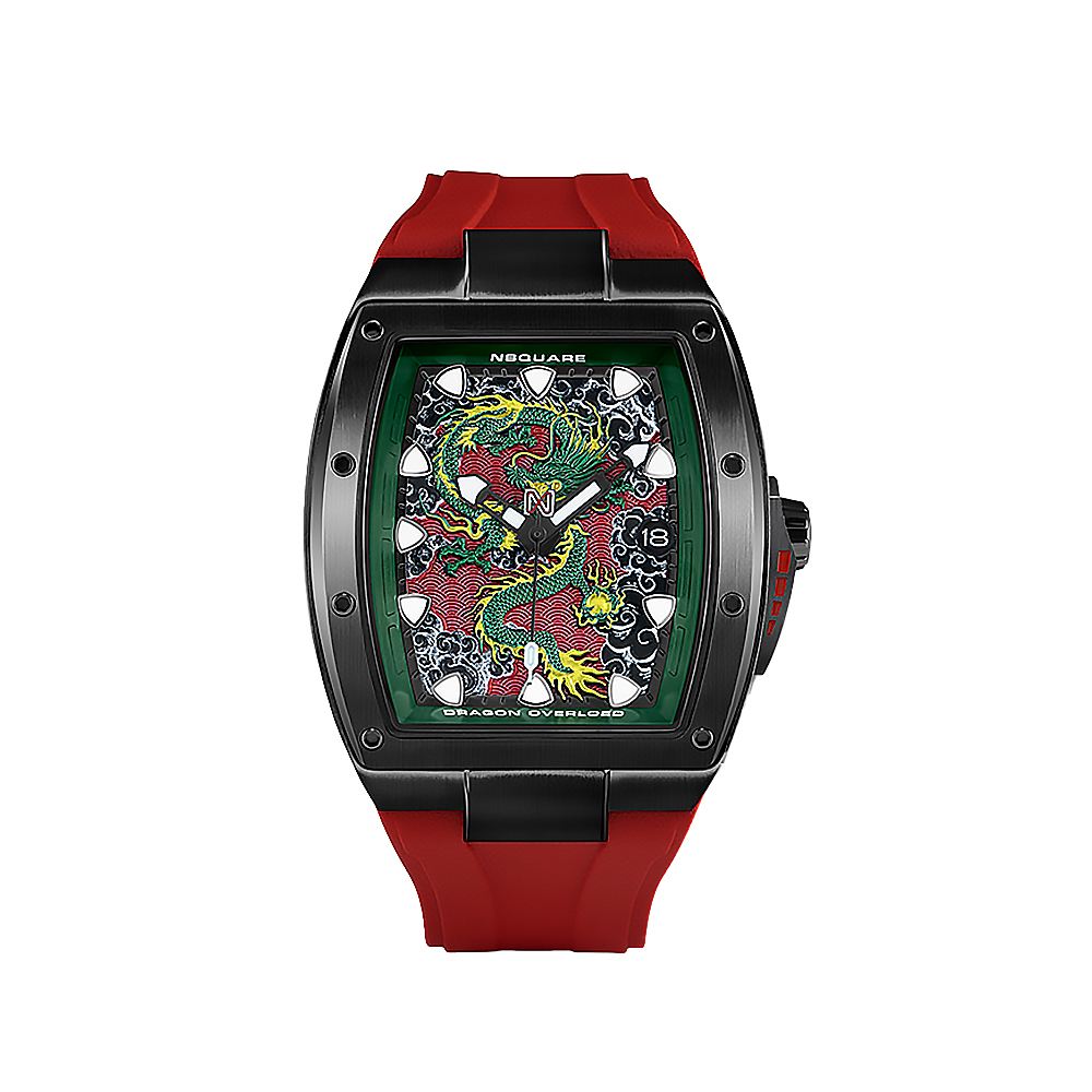 【NSQUARE】 Dragon Overloed 龍霸主系列 自動機芯腕錶 G0566-