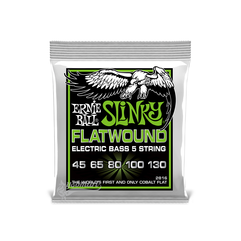Ernie Ball 平滑電貝斯五弦套弦 045-130 Regular Slinky Flatwound 2816
