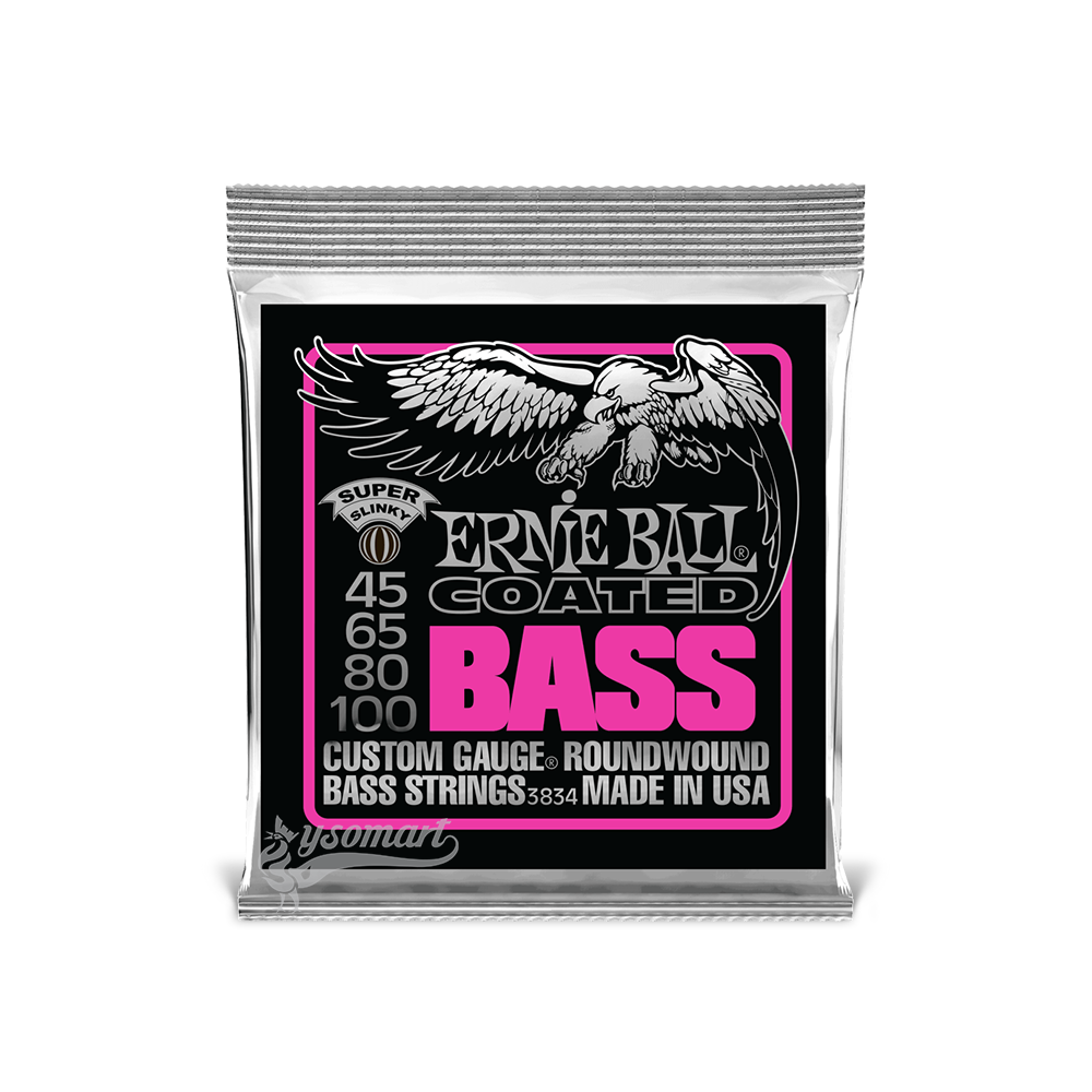 Ernie Ball 電貝斯弦 045-100 Super Slinky Coated 3834