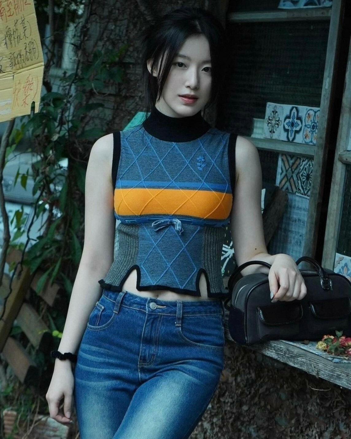 STAND OIL Chubby Bag Combi 麂皮保齡球包 二色