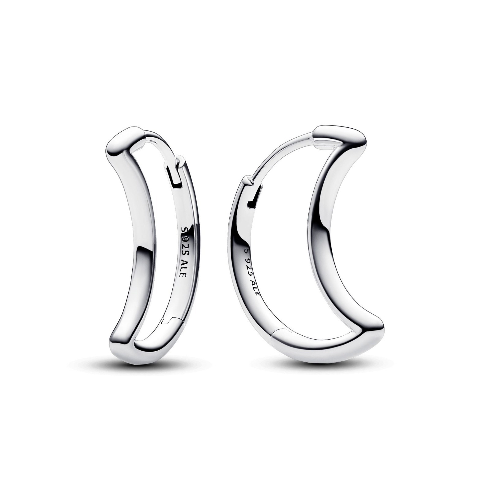 【現貨】Pandora L1128128  月亮圈形耳環