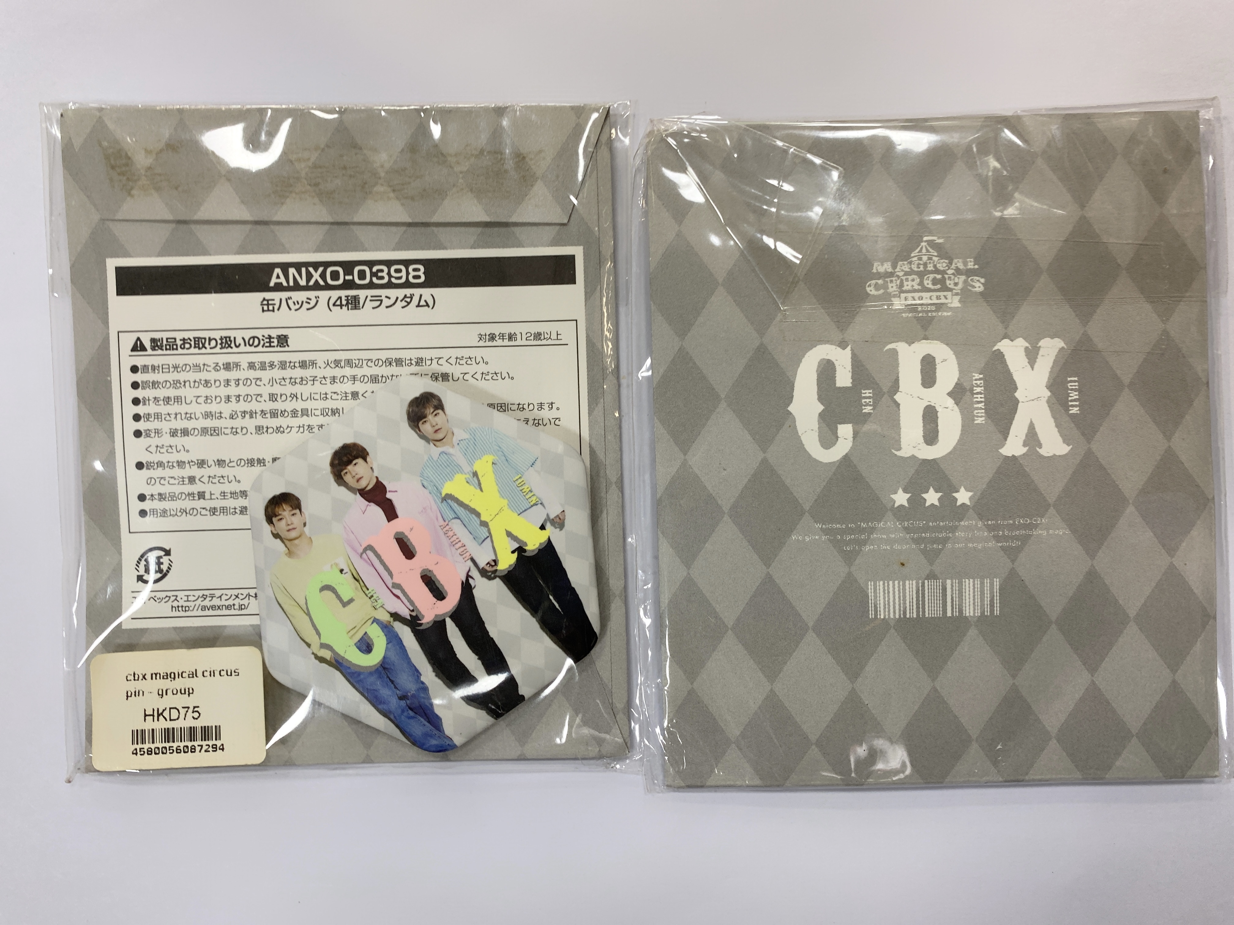 EXO CBX Japan Badge