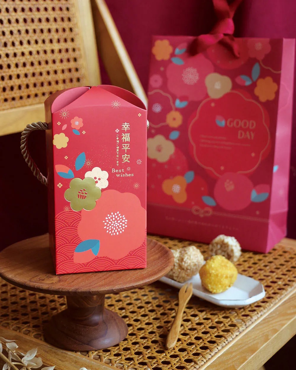 花苞提盒(小) 花曜幸福 10入/包 8*8*15.5cm【3A19-108006】