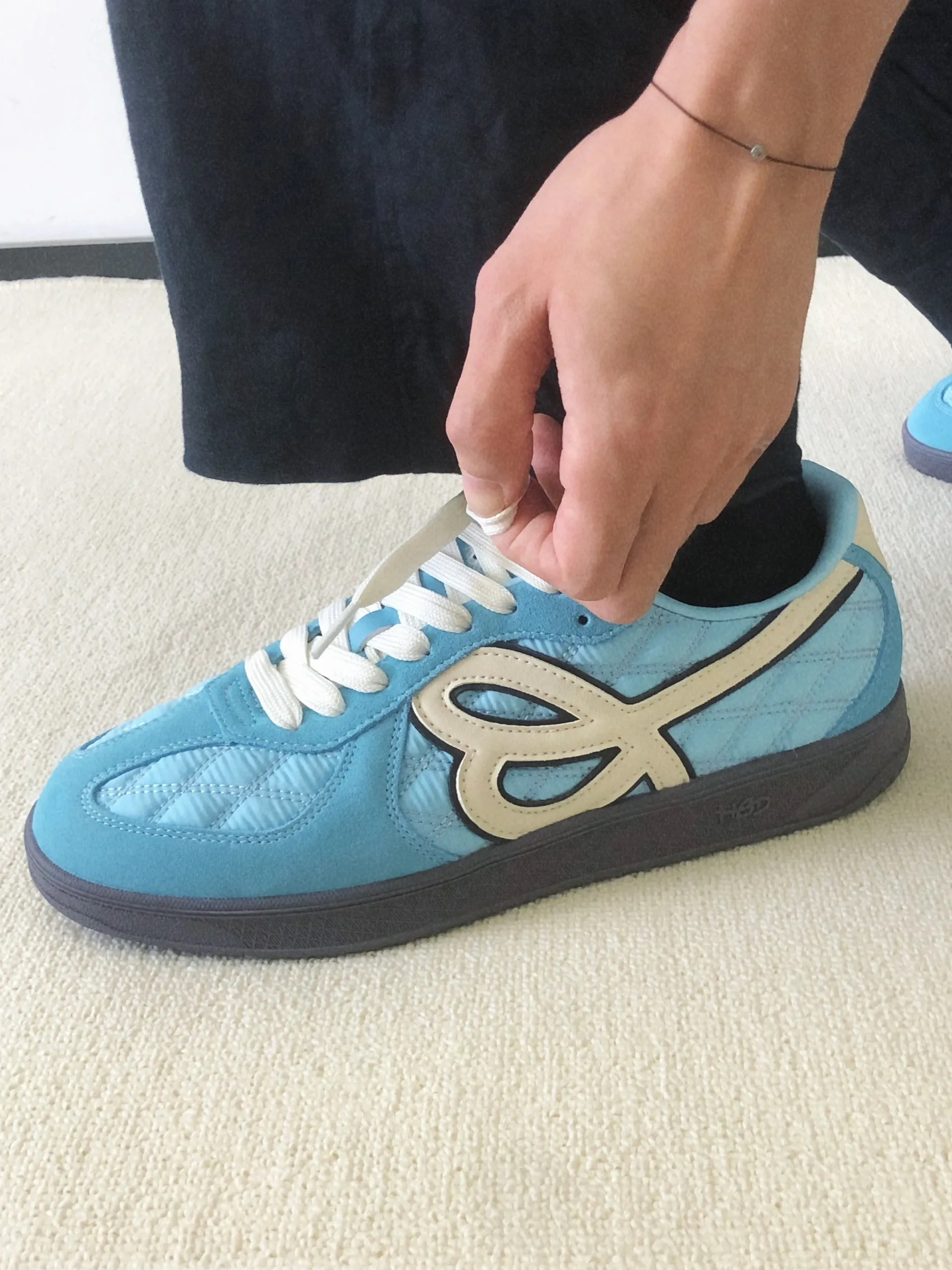 HBD X WE FLOWER 小花鞋 隨性藍 奶油黃 灰底 奶油黃 金冬天 Winter同款 德訓鞋 男女鞋 / 預購