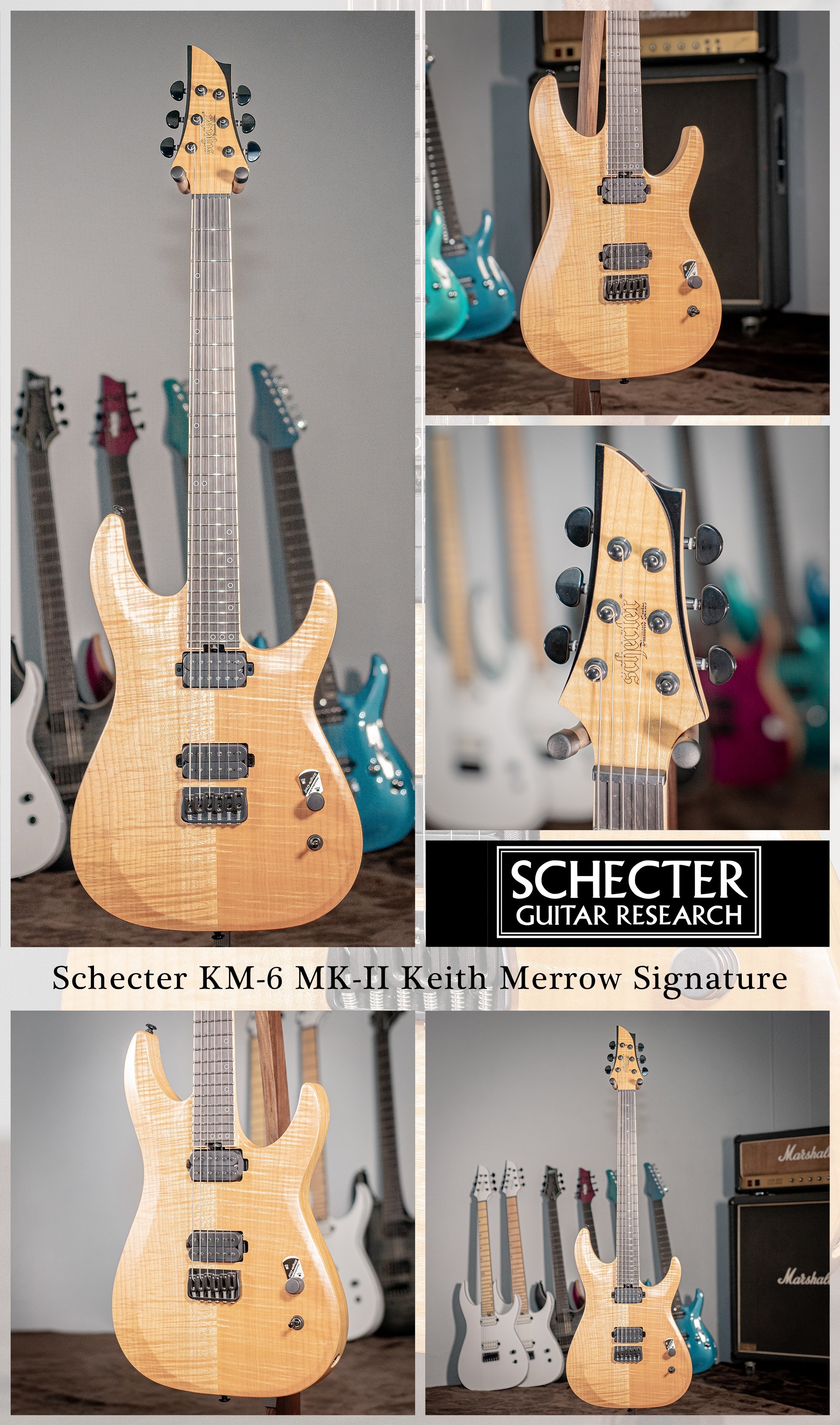 又昇樂器. 音響】無息分期Schecter Keith Merrow KM-6 MK-II NATP 電