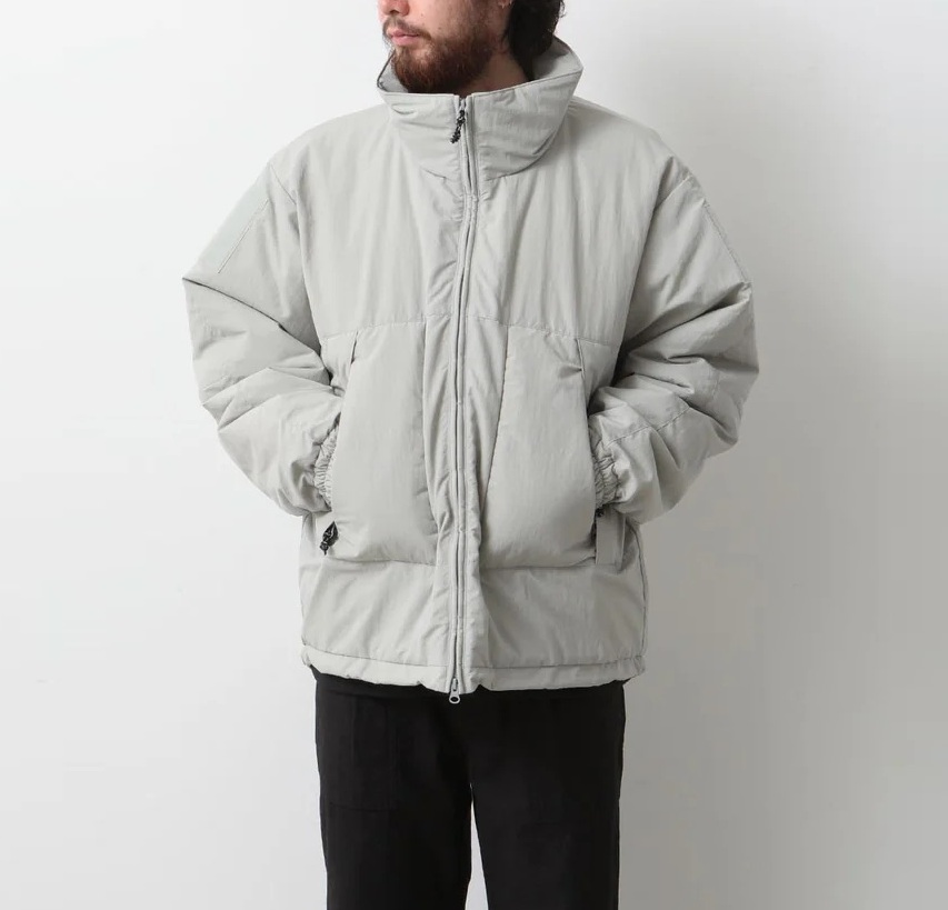 KAPTAIN SUNSHINE PUFFER MIL JACKET - LIGHT GREY PRE ORDER ITEM (預訂中)
